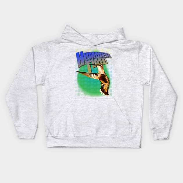 Hummer Time Kids Hoodie by Ripples of Time